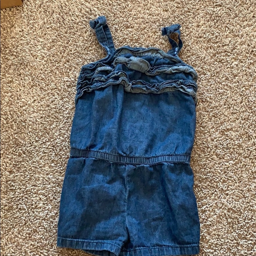 Denim romper